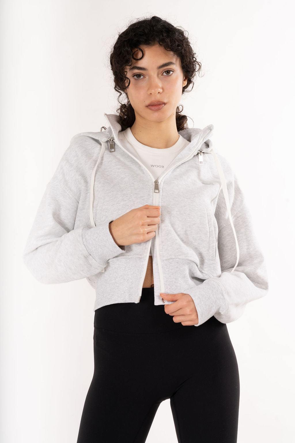Halo Crop Hoodie